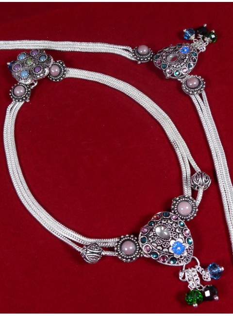 Oxidised Anklets